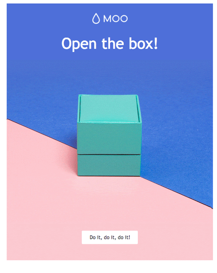 Interactive email example Interactive email example