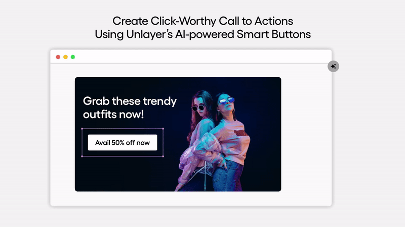 AI-based smart buttons feature by Unlayer. AI-based smart buttons feature by Unlayer.