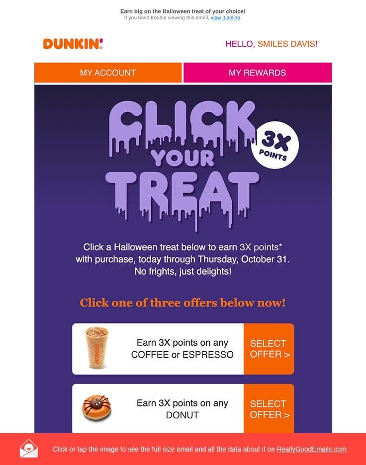 Example of best selected promotional email. Example of best selected promotional email.