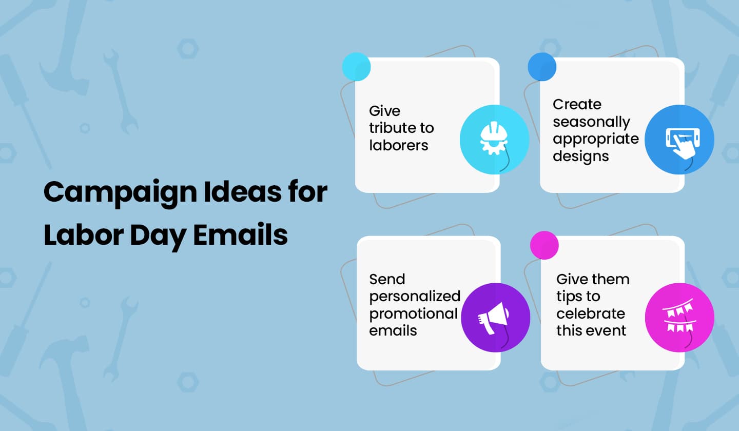 Campaign ideas for Labor Day emails Campaign ideas for Labor Day emails