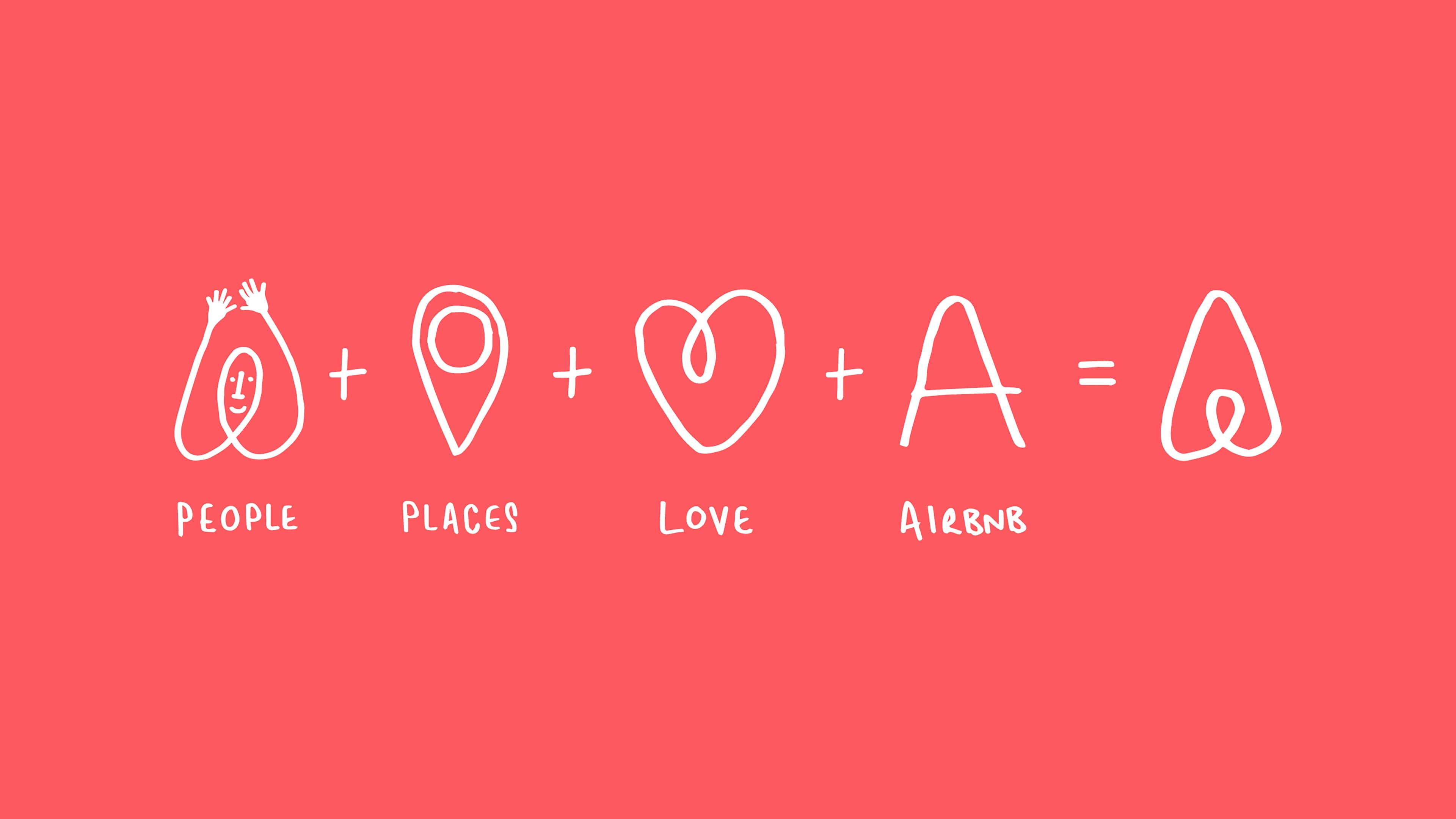 Airbnb’s color scheme and design that’s used across campaigns. Airbnb’s color scheme and design that’s used across campaigns.