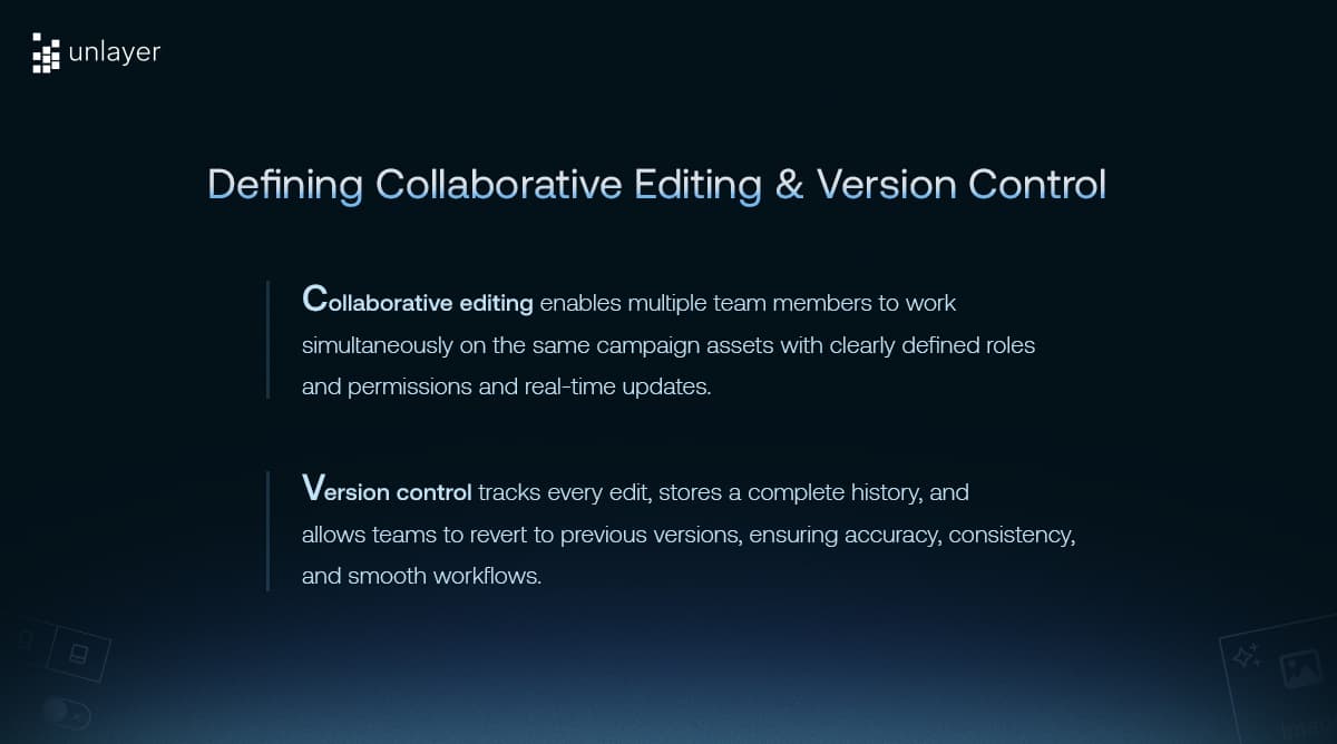 Defining collaborative editing & version control