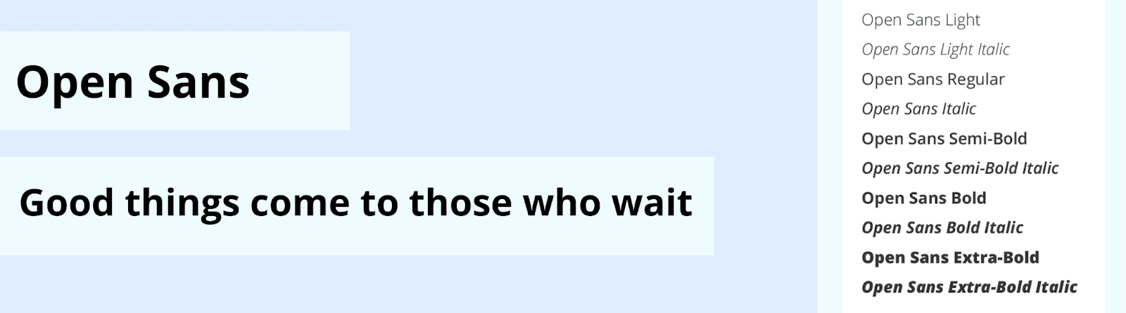 Open Sans email design font Open Sans email design font