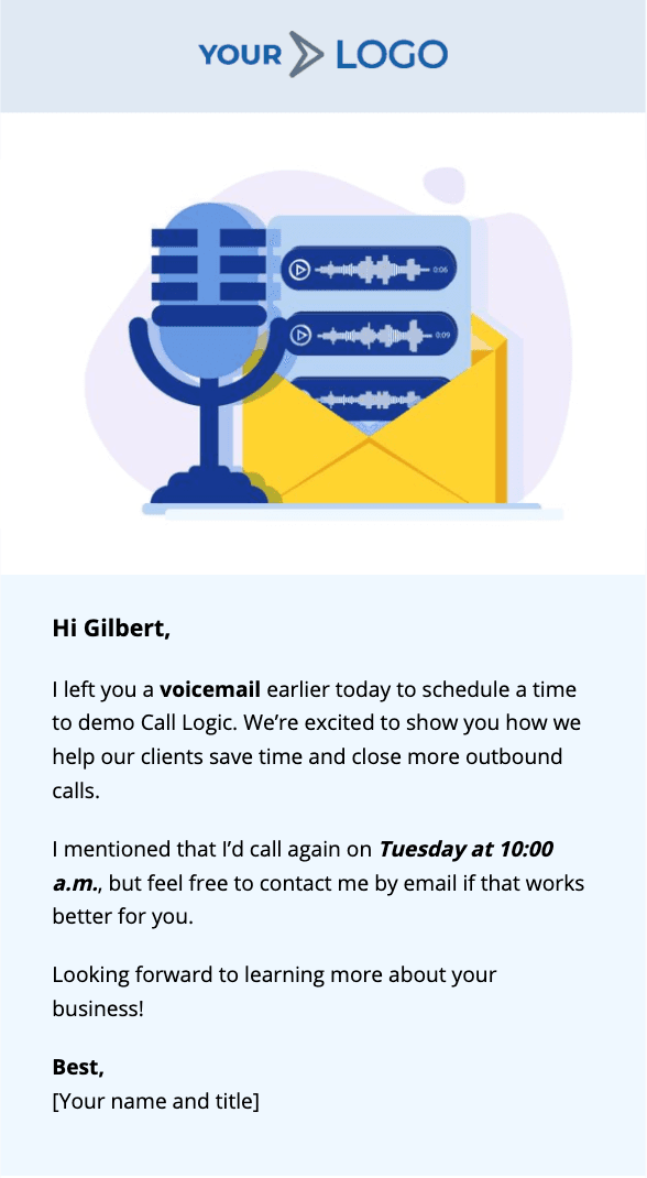 HTML follow up email template from Unlayer HTML follow up email template from Unlayer