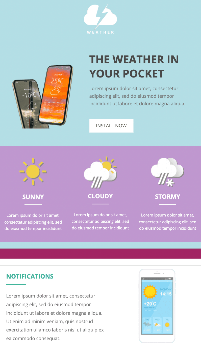 Free notification email templates from Unlayer Free notification email templates from Unlayer