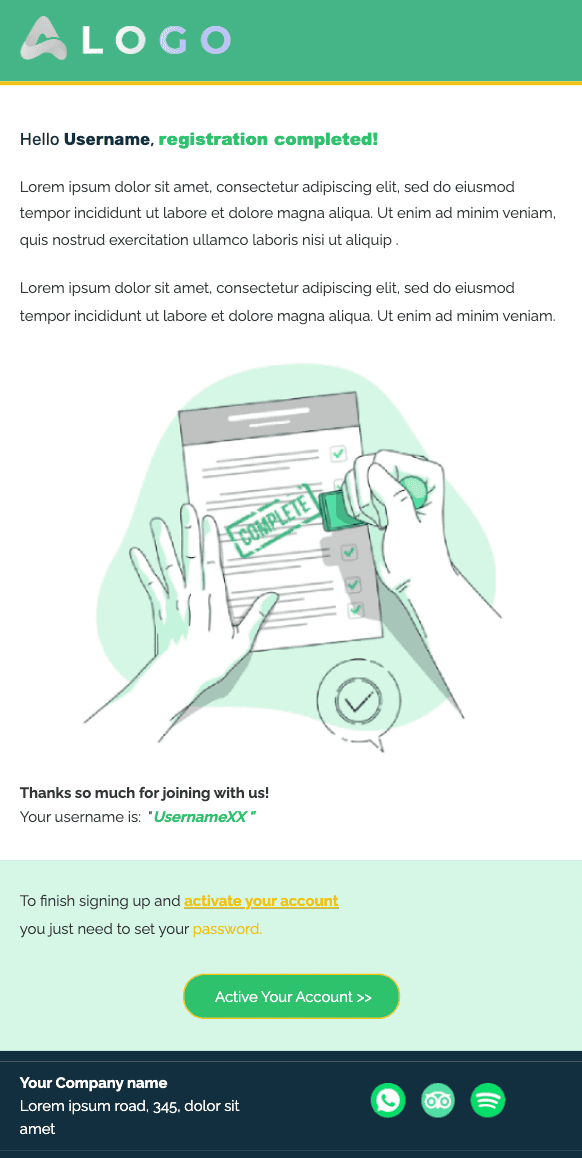 Free activation email templates from Unlayer Free activation email templates from Unlayer