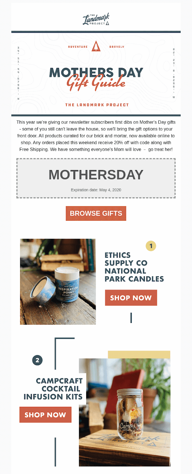 Mother’s Day email from The Landmark Project Mother’s Day email from The Landmark Project