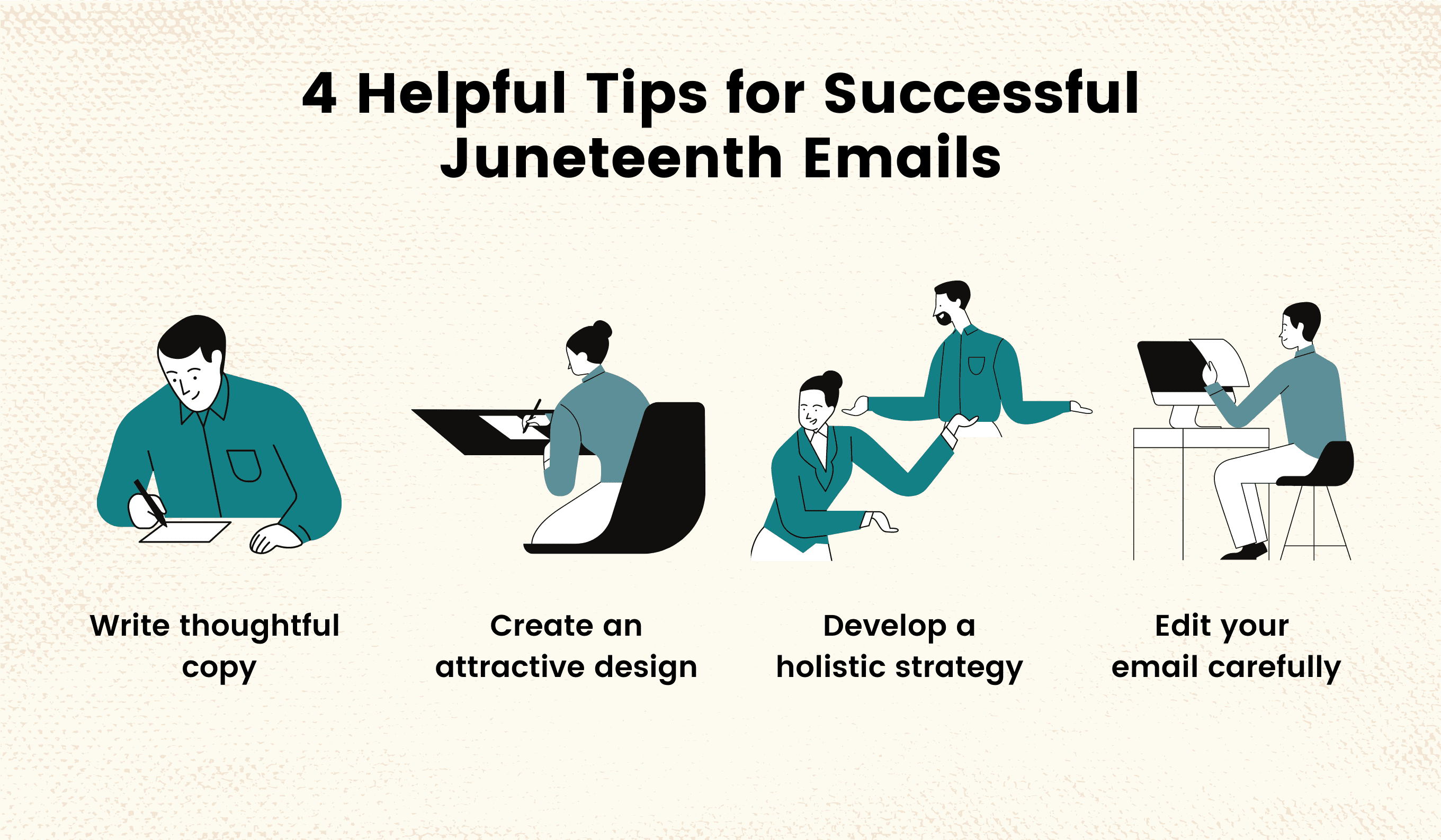 4 helpful tips to follow when creating Juneteenth emails 4 helpful tips to follow when creating Juneteenth emails