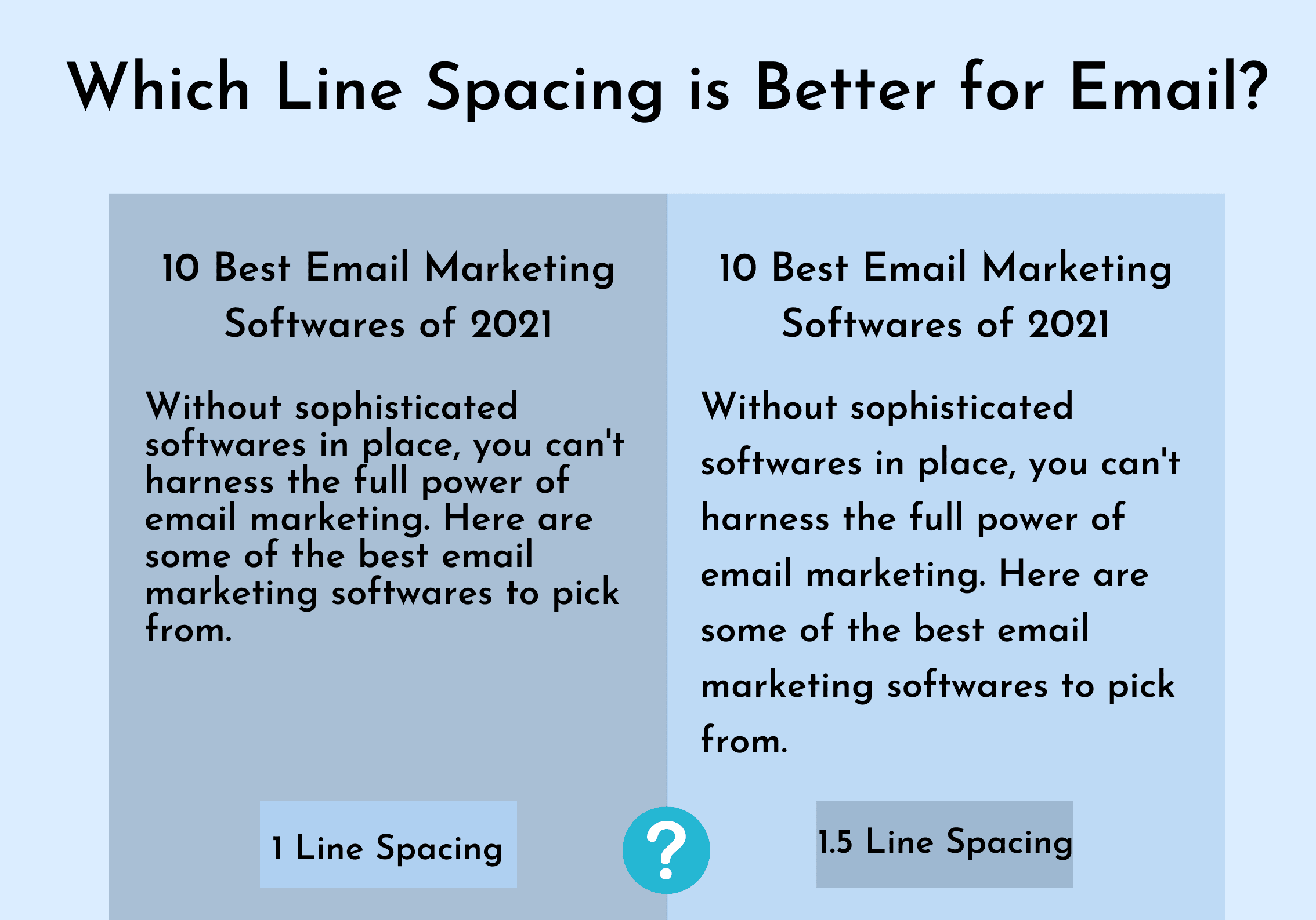 Line spacing best practice for email design Line spacing best practice for email design