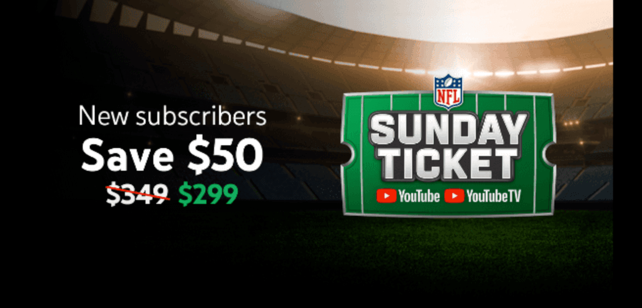 Email banner by NFL Sunday Ticket Email banner by NFL Sunday Ticket