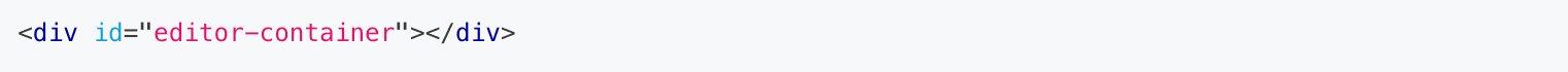 Code snippet for adding a blank div.