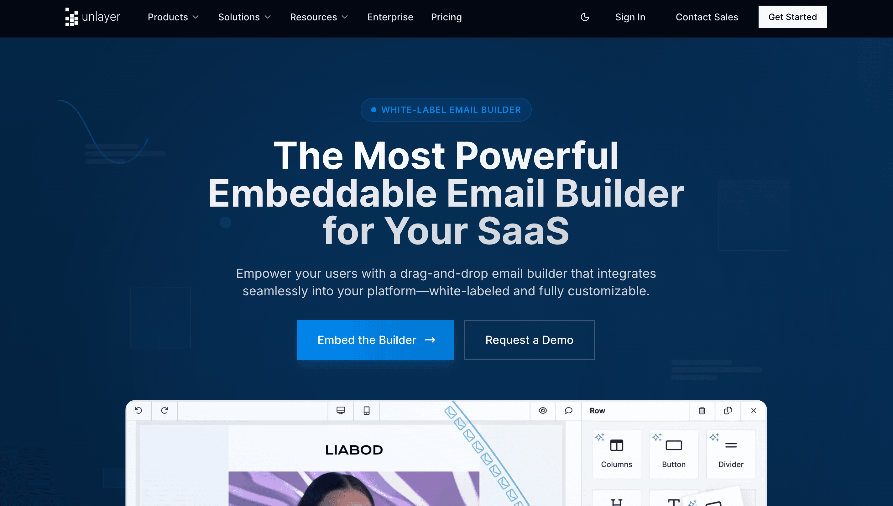 Unlayer - no-code email design tool