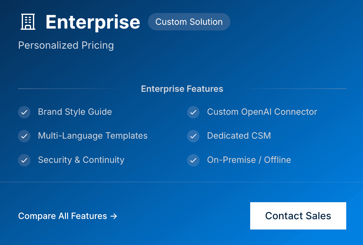 Unlayer's enterprise-garde features