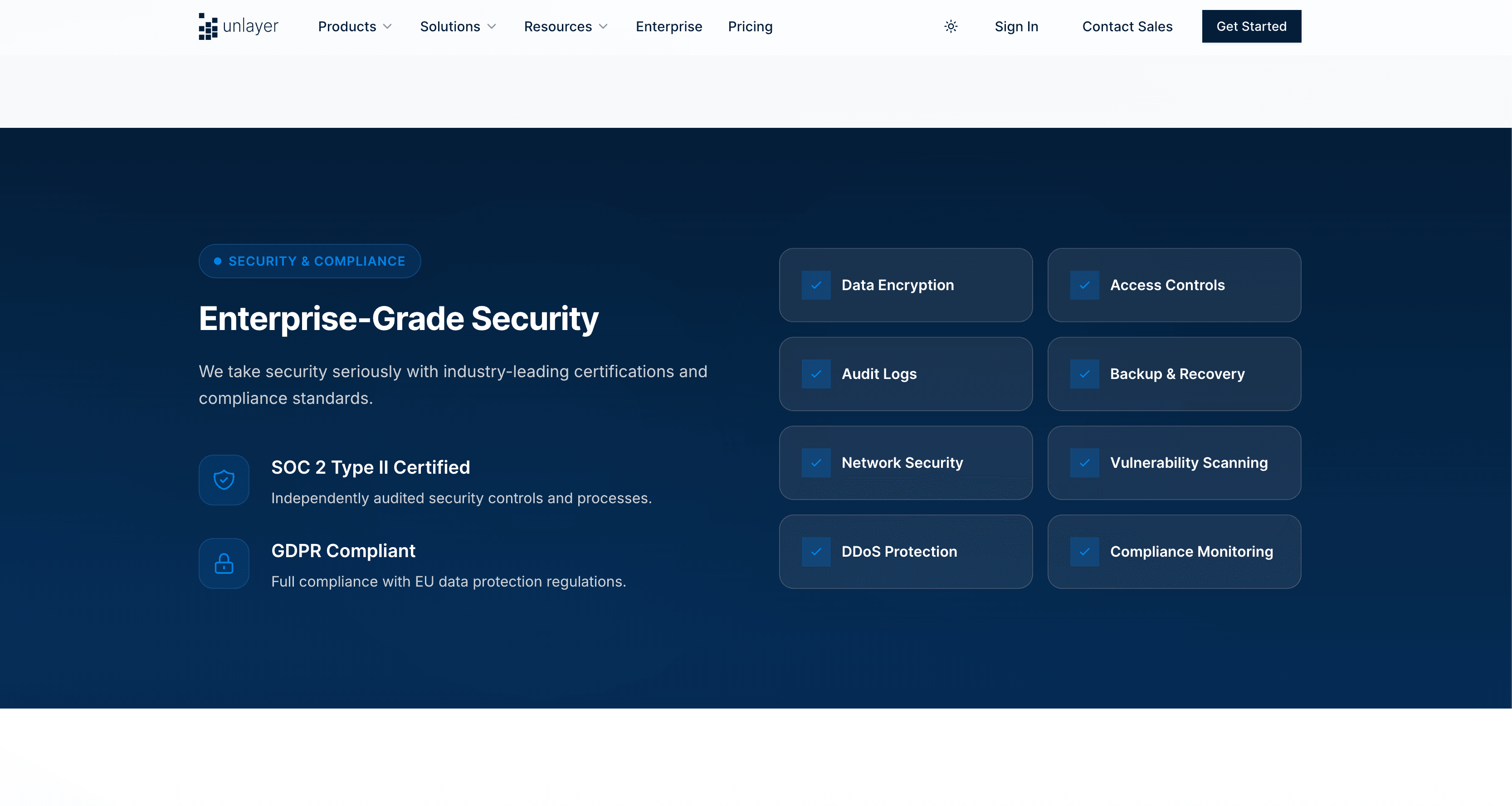 Unlayer's enterprise-grade security & compliance features Unlayer's enterprise-grade security & compliance features