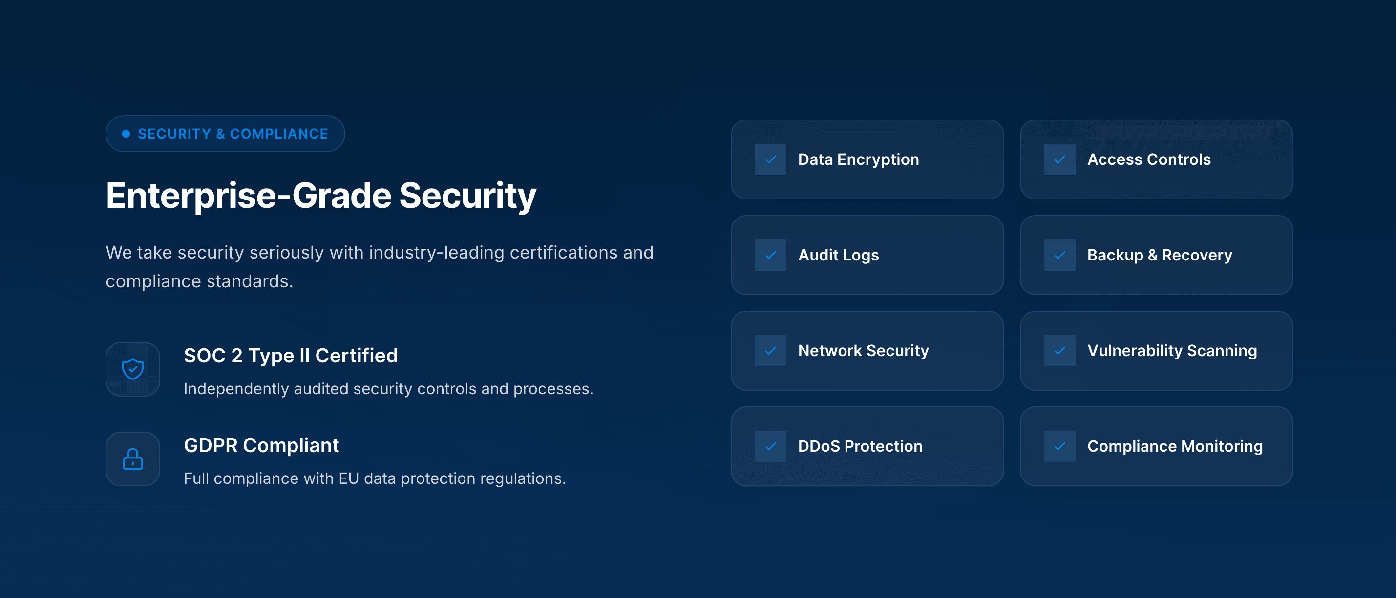 Enterprise-grade security features of Unlayer. Enterprise-grade security features of Unlayer.
