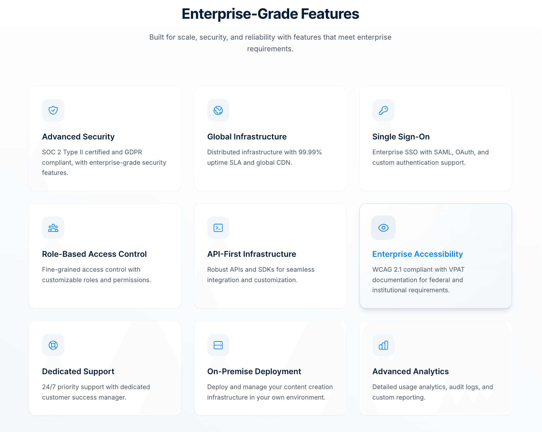 Enterprise-grade features of Unlayer. Enterprise-grade features of Unlayer.