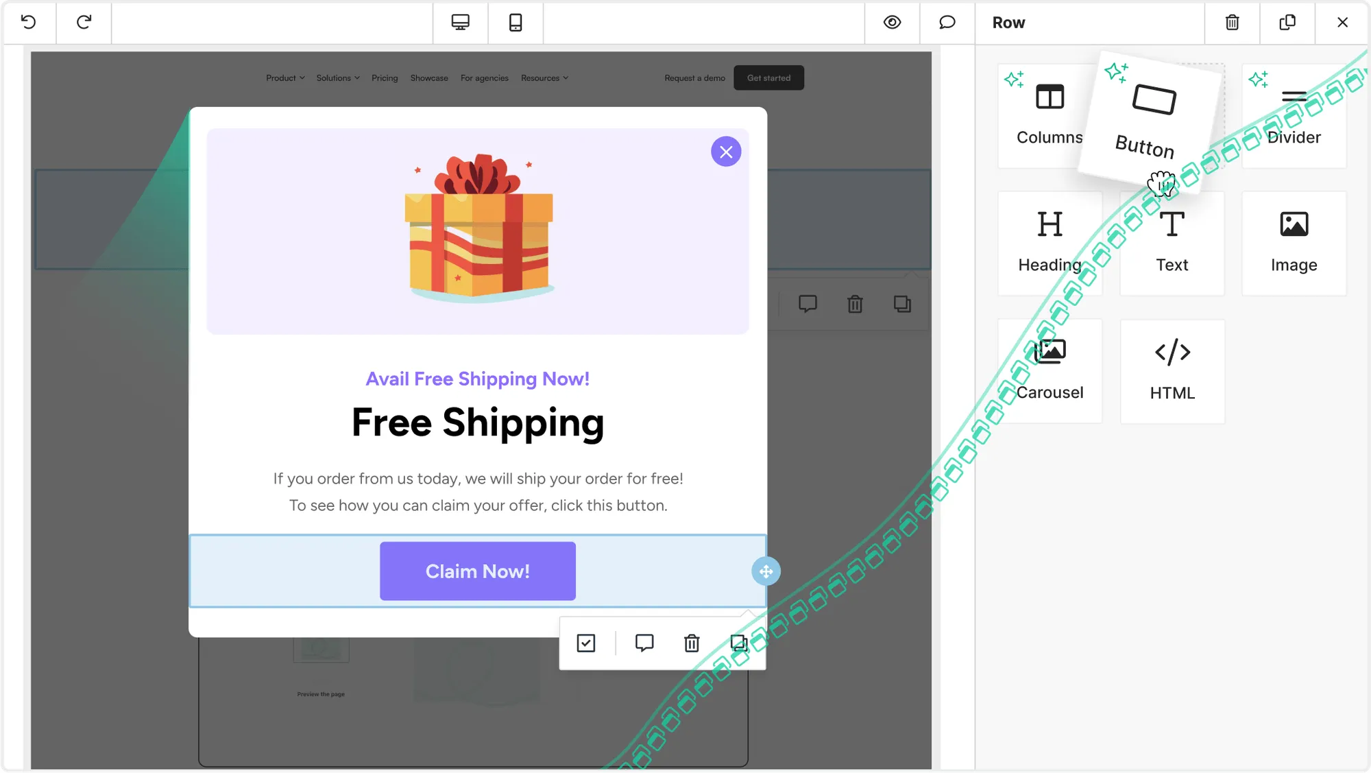 Popup Builder Interface